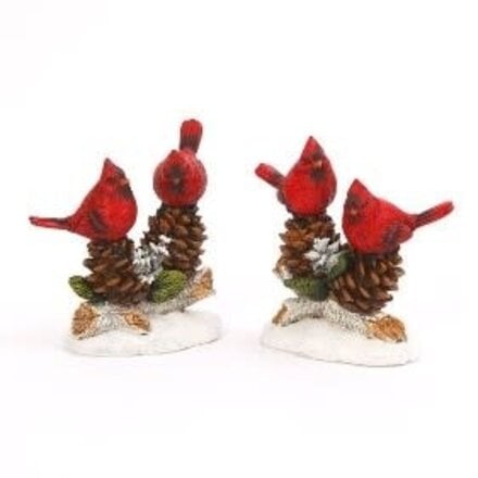 Gerson Resin Cardinals Figurine   2351540