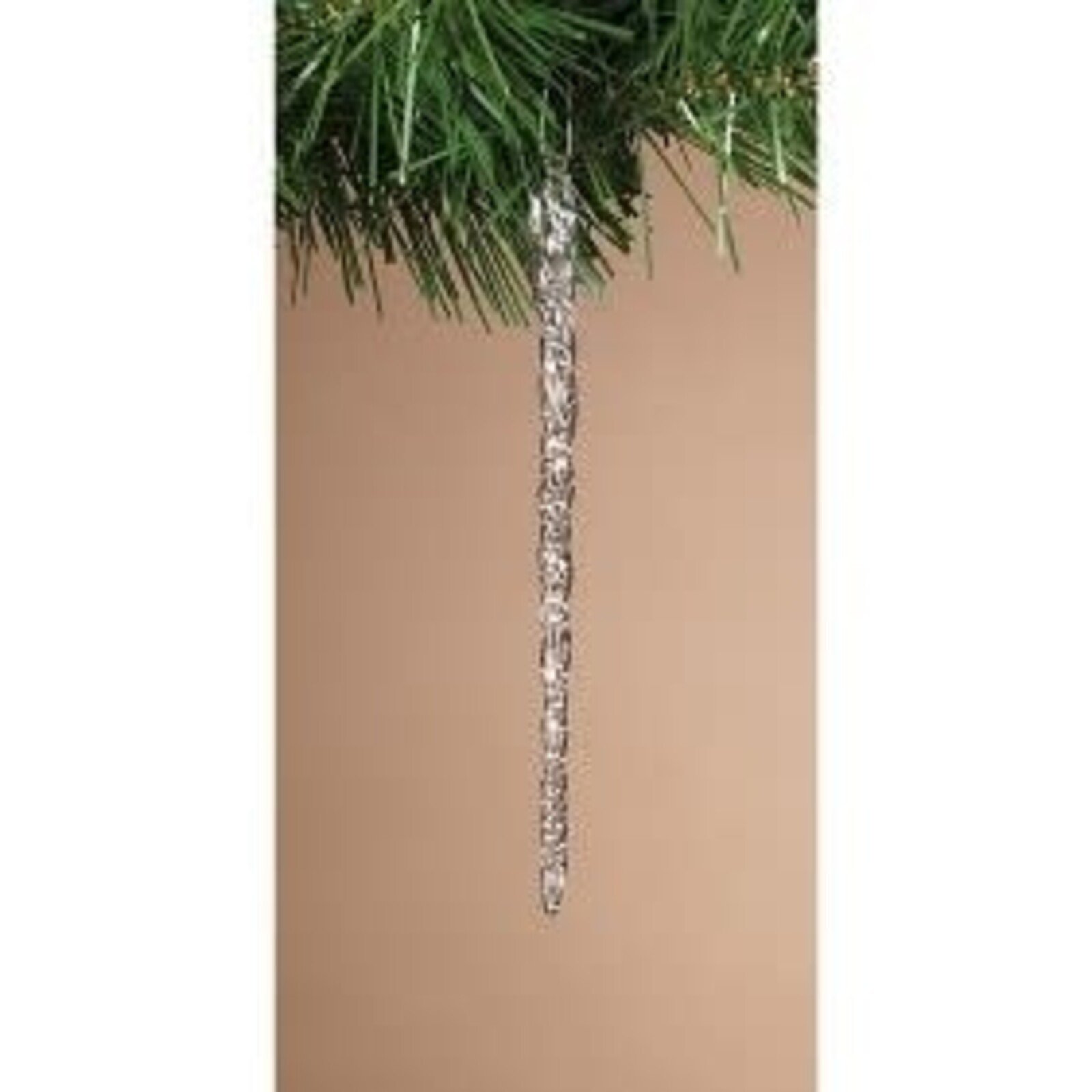 Gerson 4.9" Spun Glass Icicle  BOX of 20     2156800 loading=