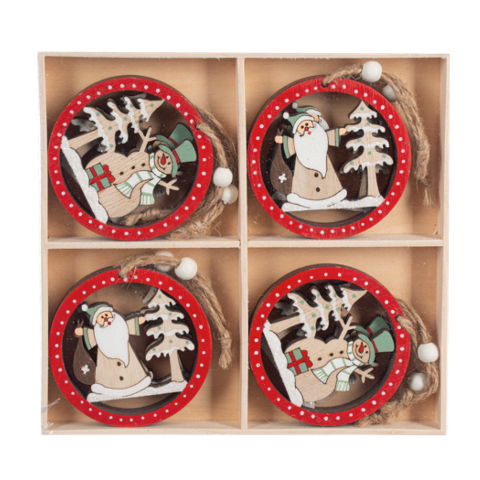 Ganz Winter Scene Ornament    MX189325 loading=