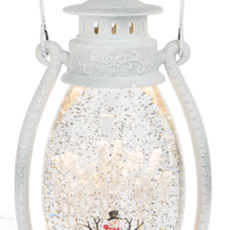 Ganz LED Light Up Shimmer Snowman Lantern  MX188606