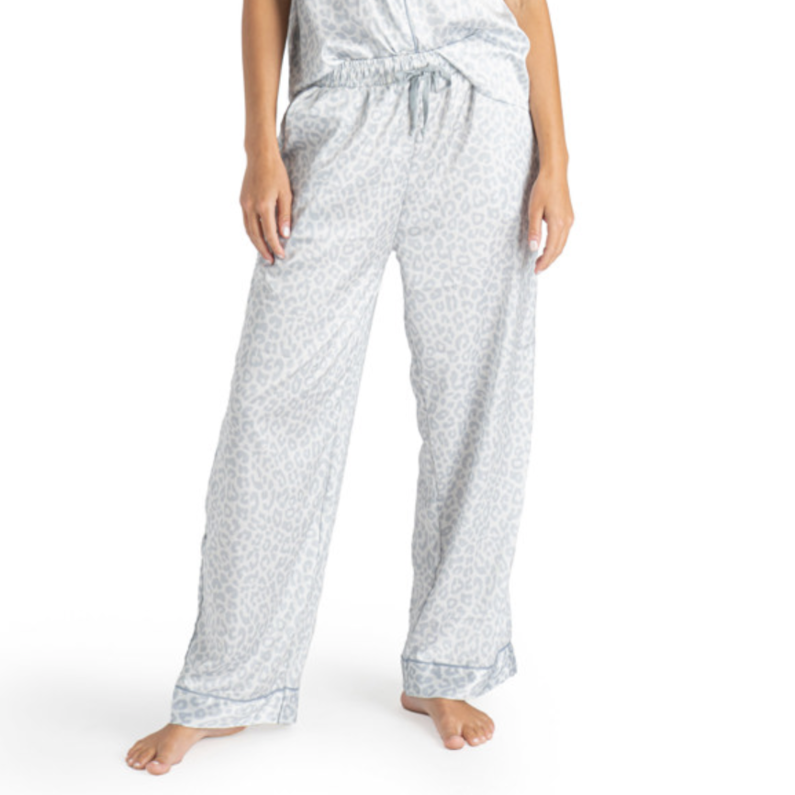 Hello Mello Satin Pajama Pants loading=