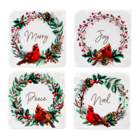 Ganz Cardinal in Wreath Coaster (4 pc. set) CX178898
