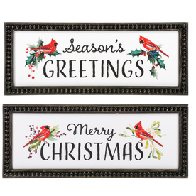 Ganz Beaded Frame  Cardinal Wall Decor