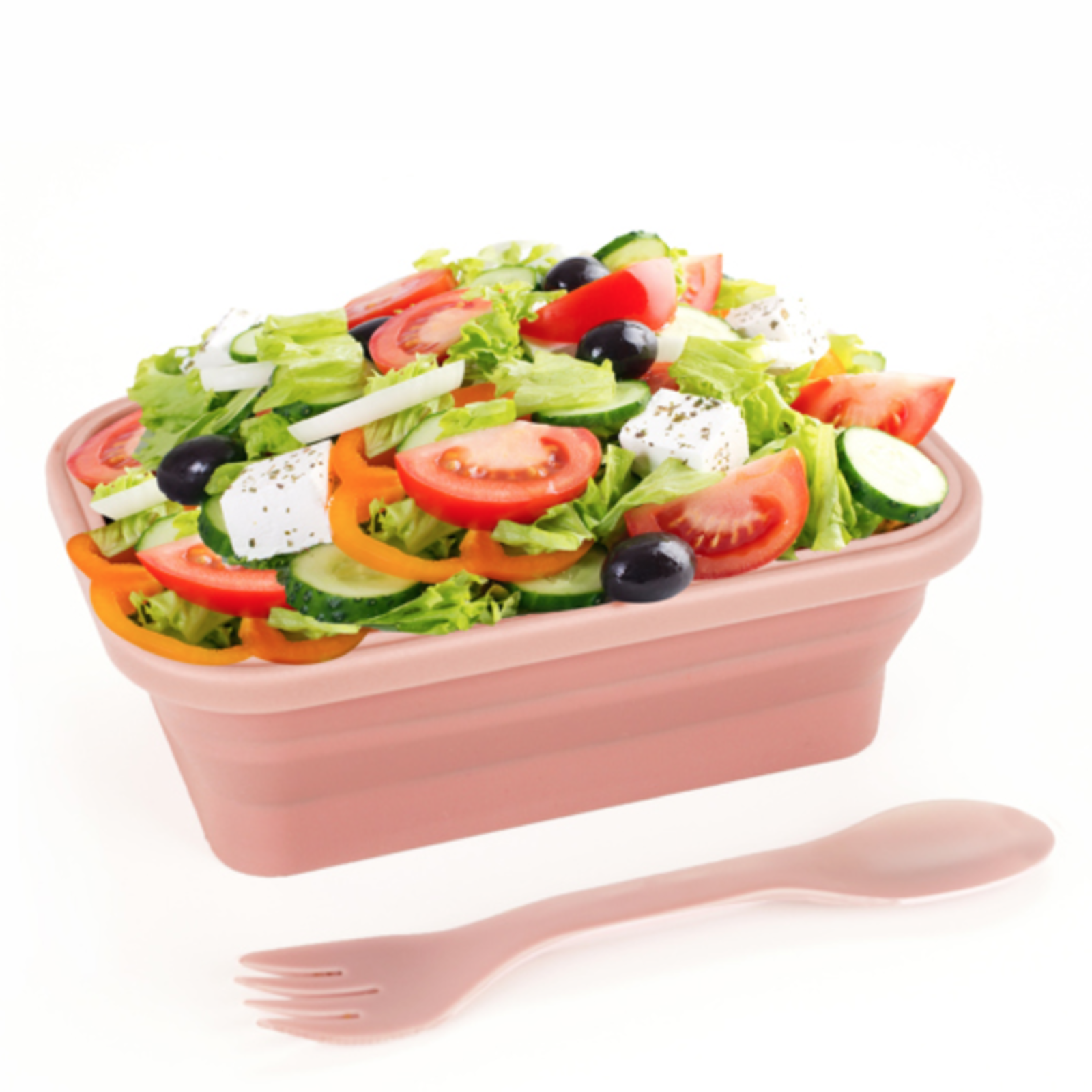 DM Merchandising Krumbs Kitchen  Silicone Lunch Container  KKSLC-COR loading=