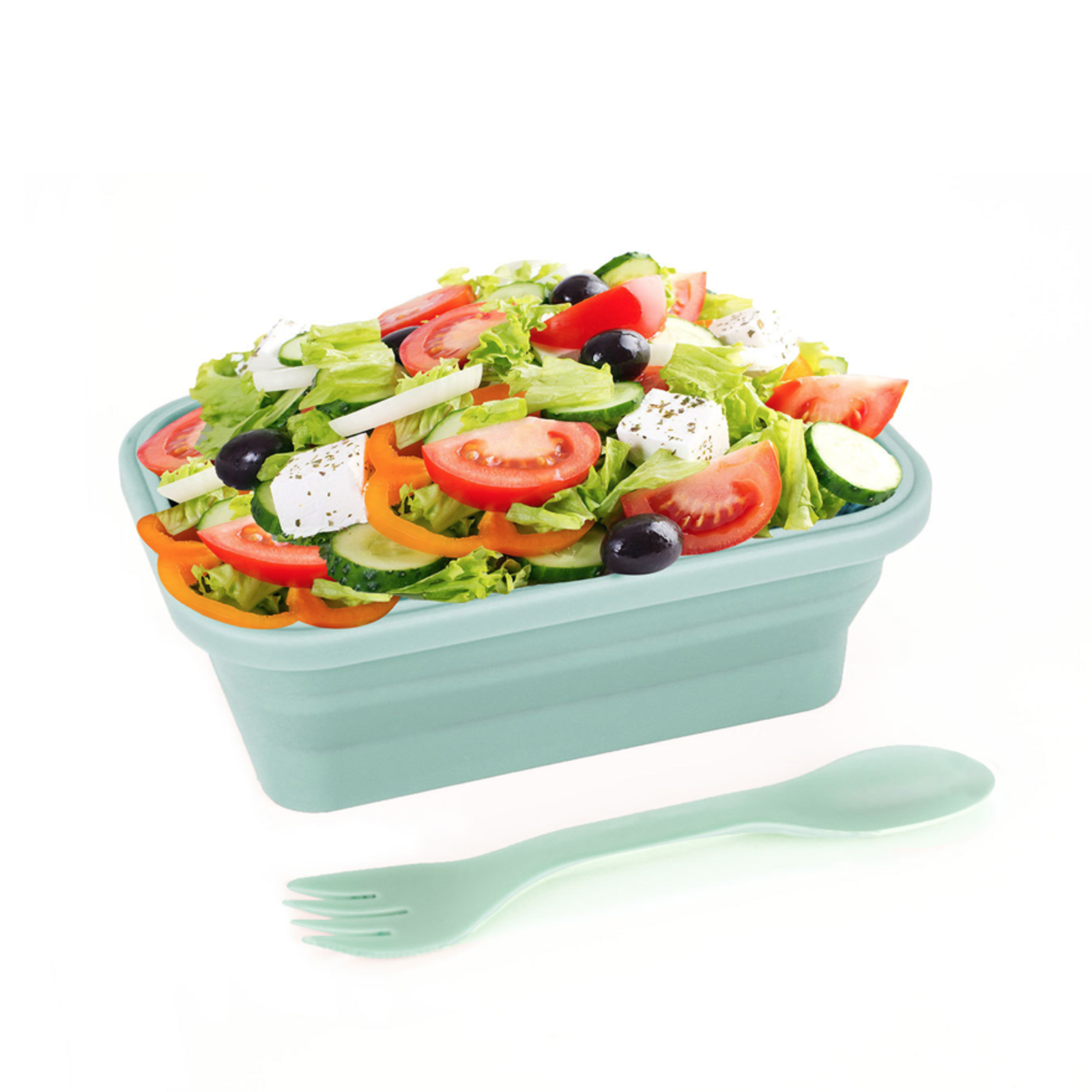 DM Merchandising Mint Krumbs Kitchen  Silicone Lunch Container loading=