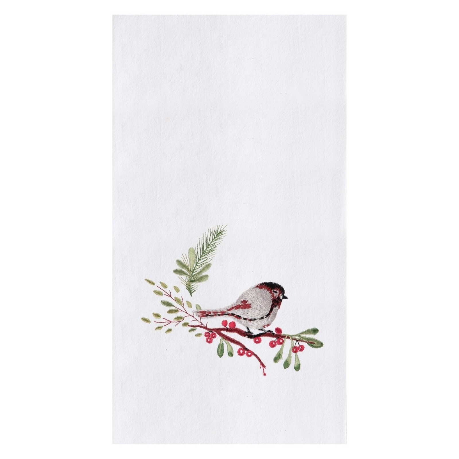 C & F Enterprise Chickadee Embroidered Flour Sack Kitchen Towel  861712453A loading=