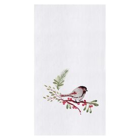 C & F Enterprise Chickadee Embroidered Flour Sack Kitchen Towel  861712453A