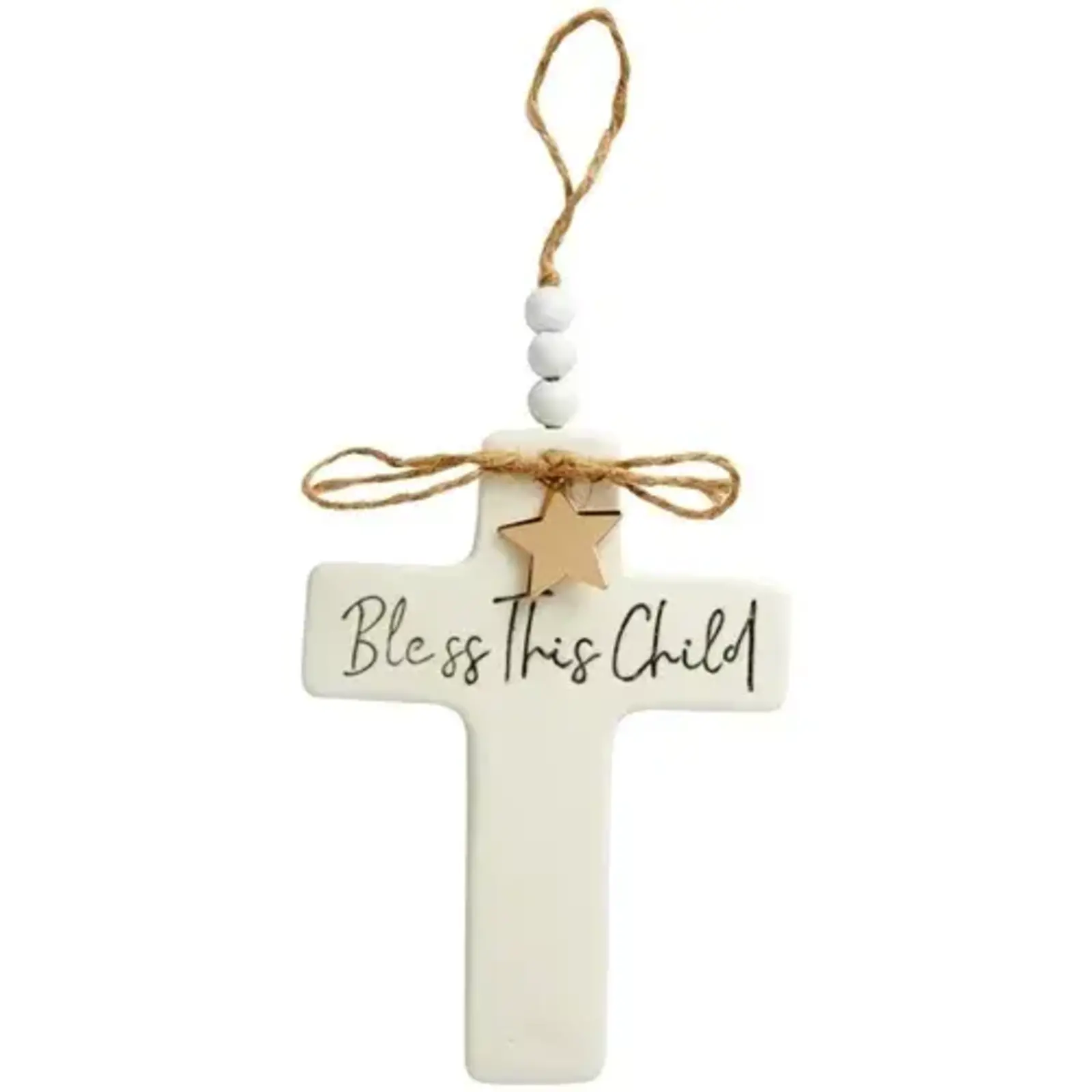 C R GIbson LITTLE BLESSINGS CROSS-CERAMIC   BCC-21544 loading=