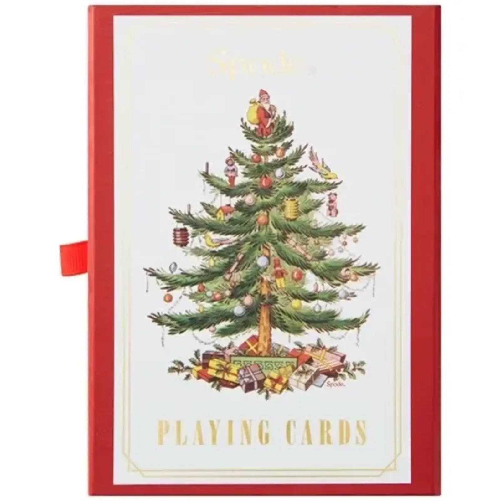 C R GIbson SPODE TREE DOUBLE DECK PLAYING CARDS    CC6KB-24779 loading=