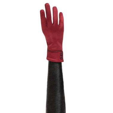 Trezo RED GLOVES WITH 2 BUTTON CUFF   X8080