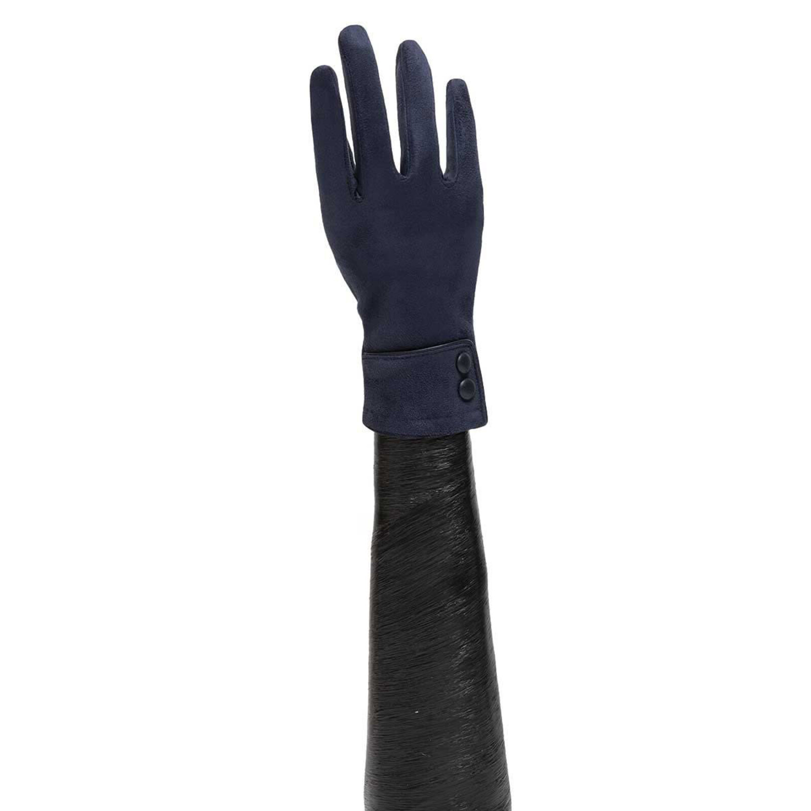 Trezo NAVY GLOVES WITH 2 BUTTON CUFF    X8079 loading=
