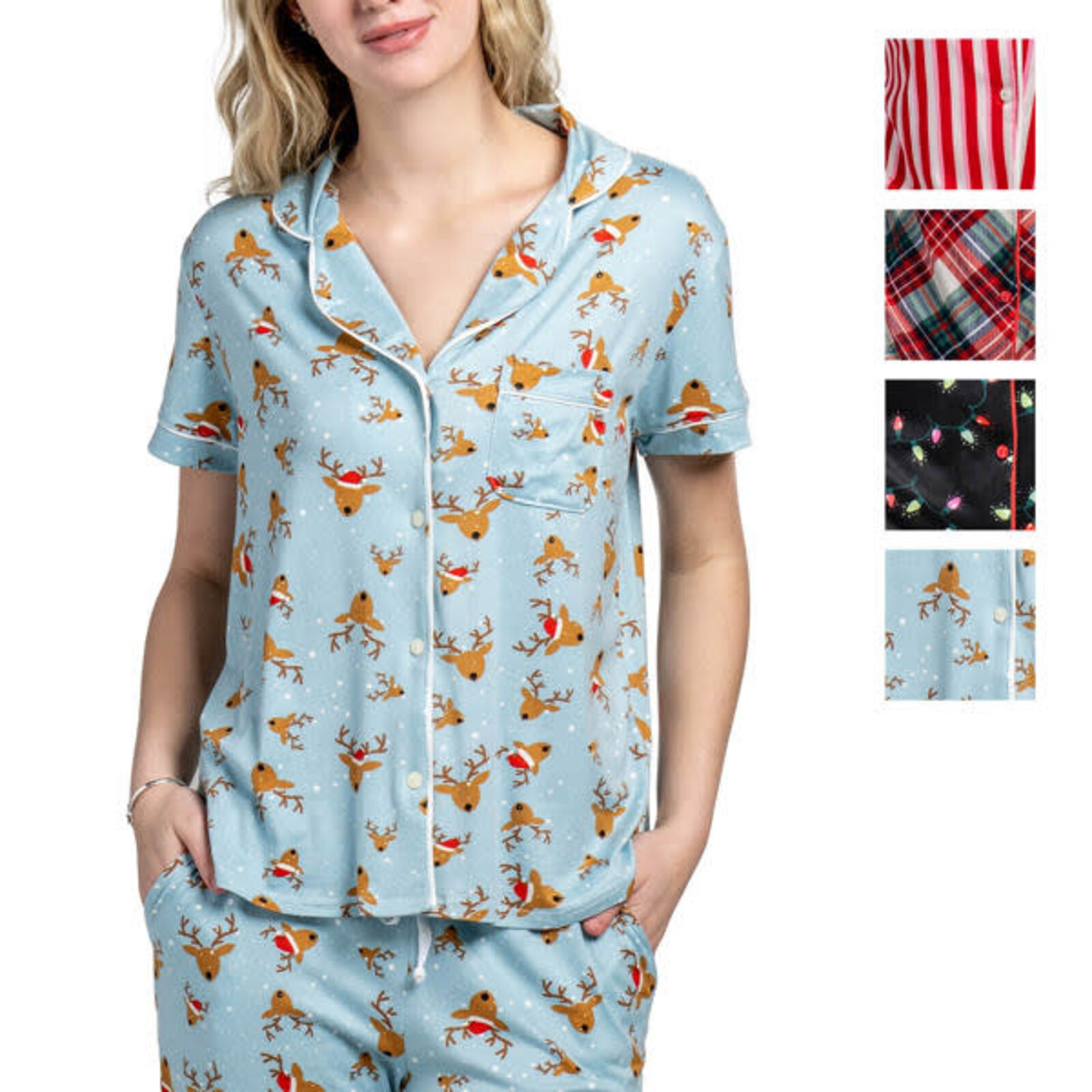 Hello Mello Holiday Pajama Top  X-HMPJT loading=