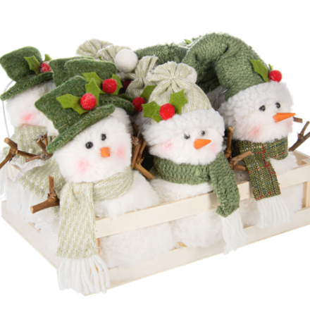 Ganz Woodland Greetings Snowmen   EX21273