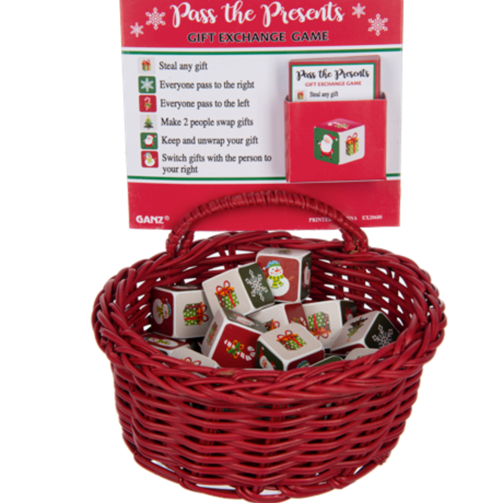 Ganz Pass the Presents Gift Exchange Game Assorted Charm(1)      EX20680 loading=