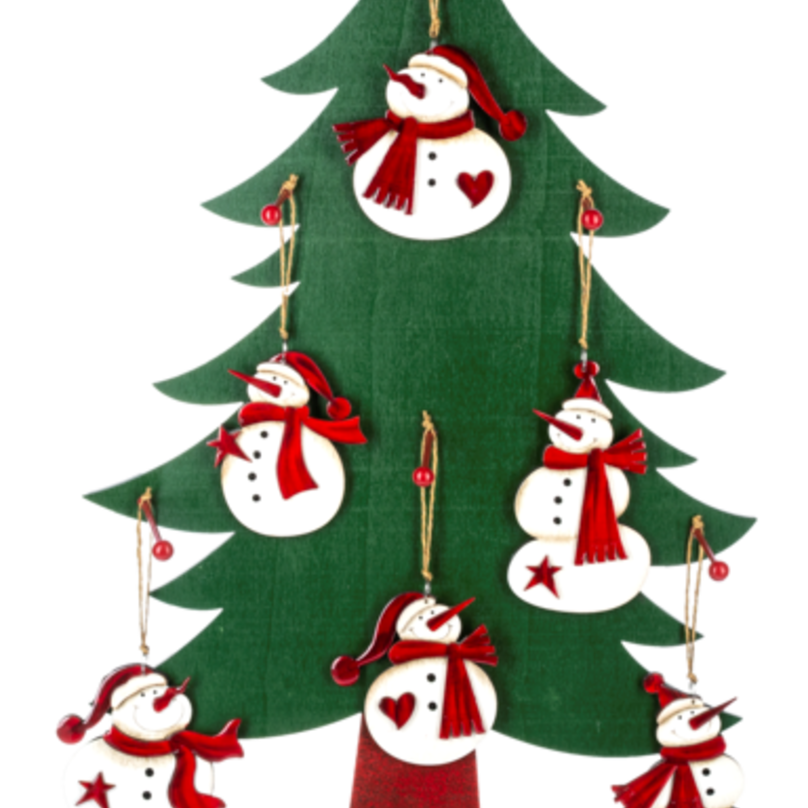 Ganz Snowman w/Heart Ornament  MX184944 loading=