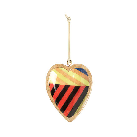 Grace Goad ArtLifting Heart Ornament - Broken Spectrum 2020220607