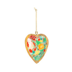 Grace Goad ArtLifting Heart Ornament - Floral Stripes     2020220610