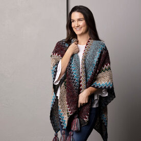 Demdaco ZigZag Boucle Kimono - Turqoise Mix   1004290570