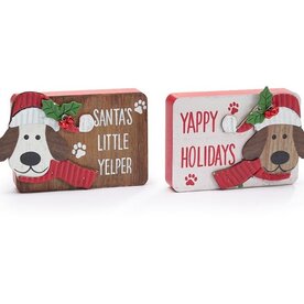 Burton + Burton PUPPY CHRISTMAS SHELF SITTER  9747277