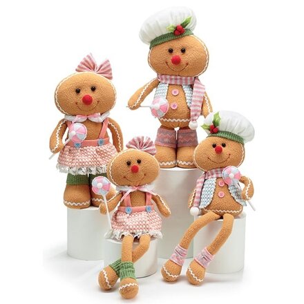 Burton + Burton PLUSH PASTEL GINGERBREAD FAMILY   9747223