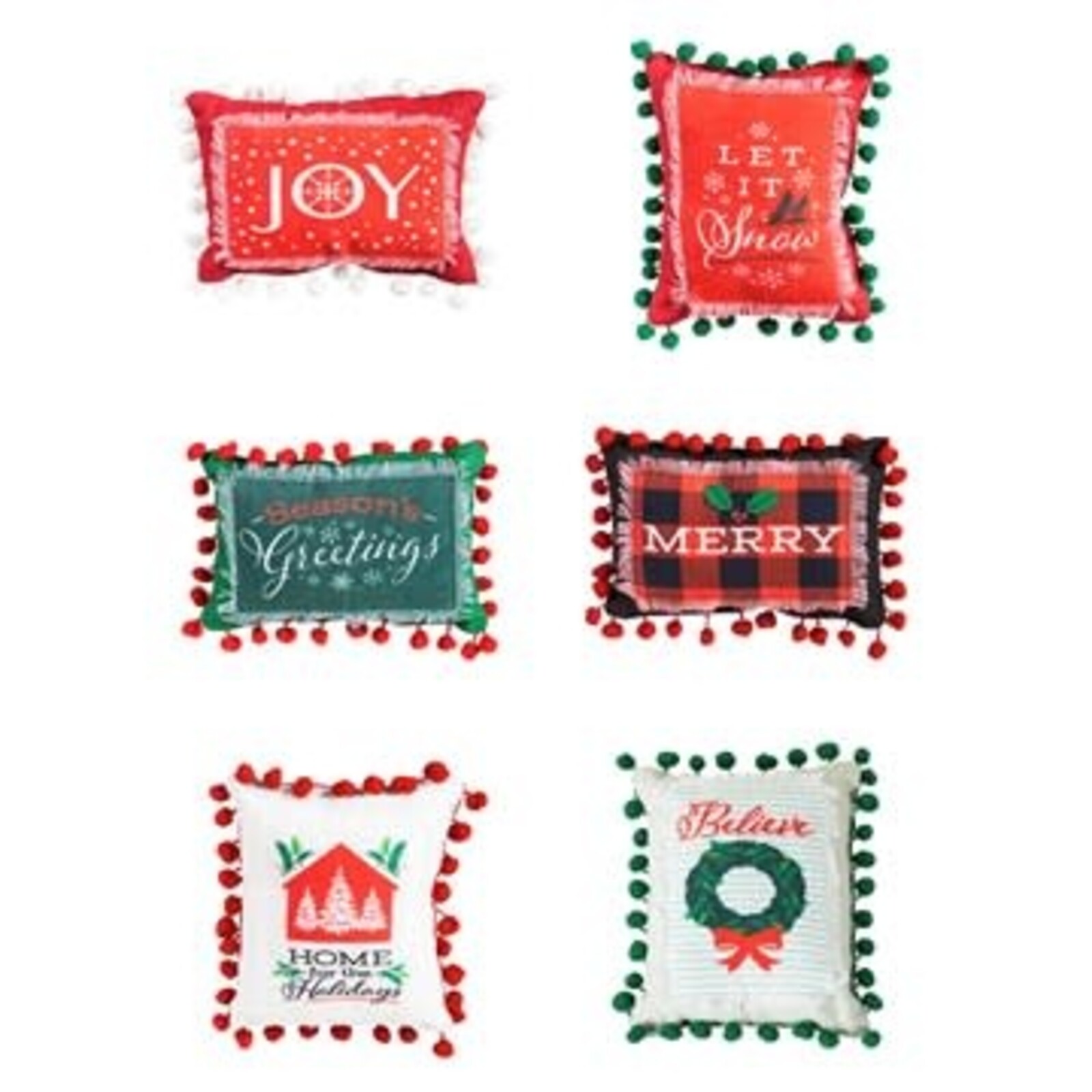 Evergreen Enterprises Holiday Sentiment Mini 5"  Pillow  P3918 loading=