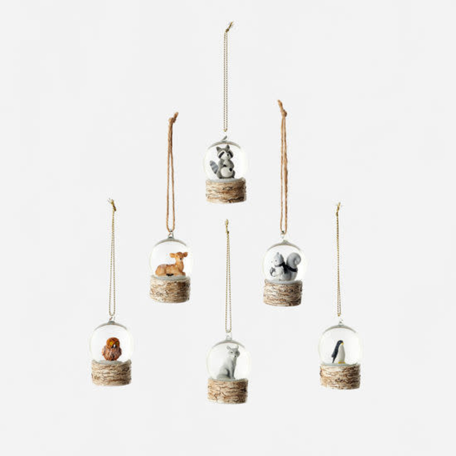 One Hundred 80 Degrees Forest Water Globe Ornament    GG0041 loading=