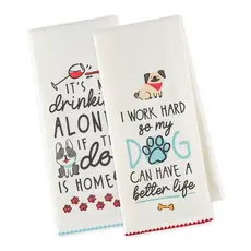 Design Imports DII Mutts About You Dishtowel  755312