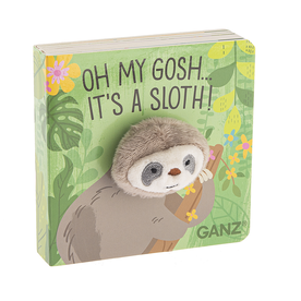 Ganz Sloth Finger Puppet Book   BG4270