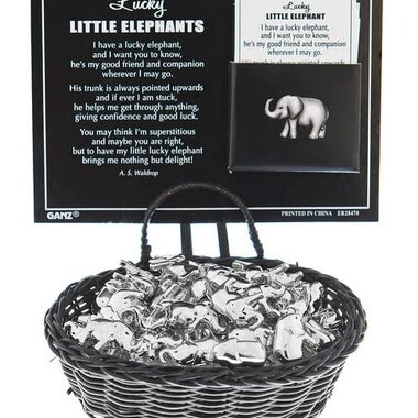 Ganz Lucky Little Elephant Charm  ER28470