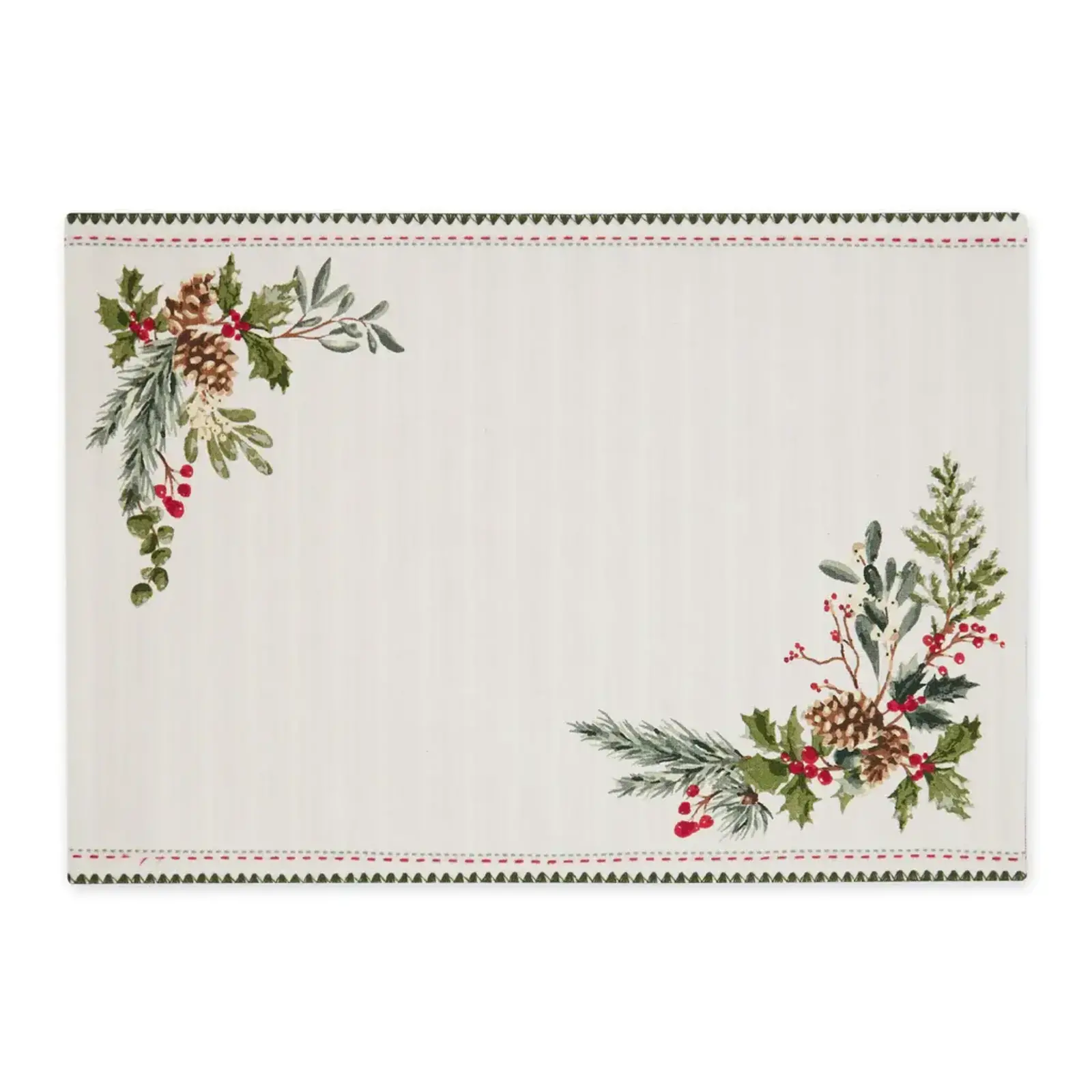Design Imports DII Boughs of Holly Placemat  754837 loading=