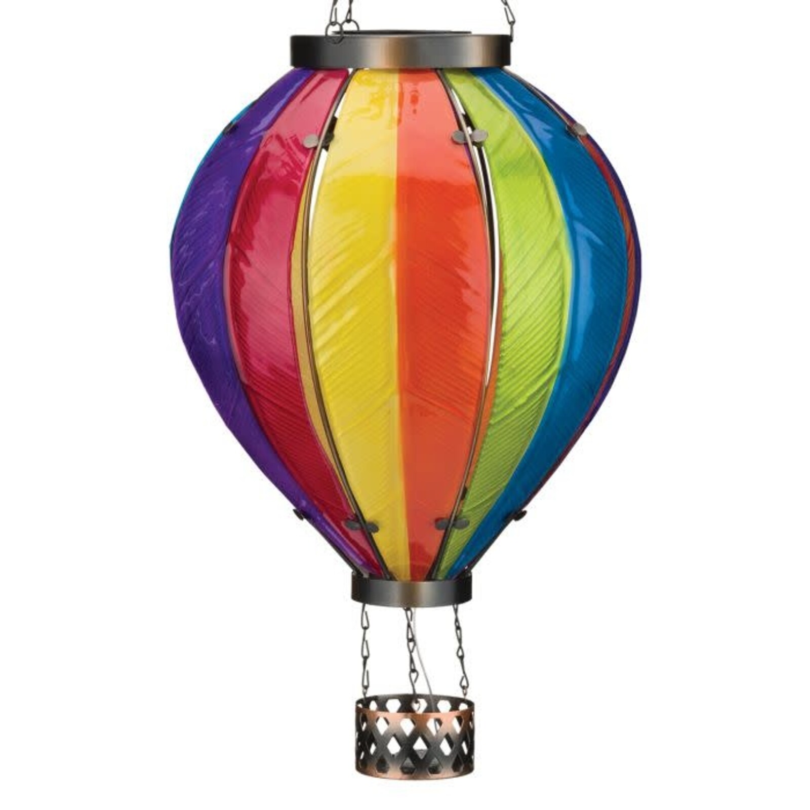 Regal Art & Gift Hot Air Balloon Solar Lantern XLG - Rainbow  13043 loading=