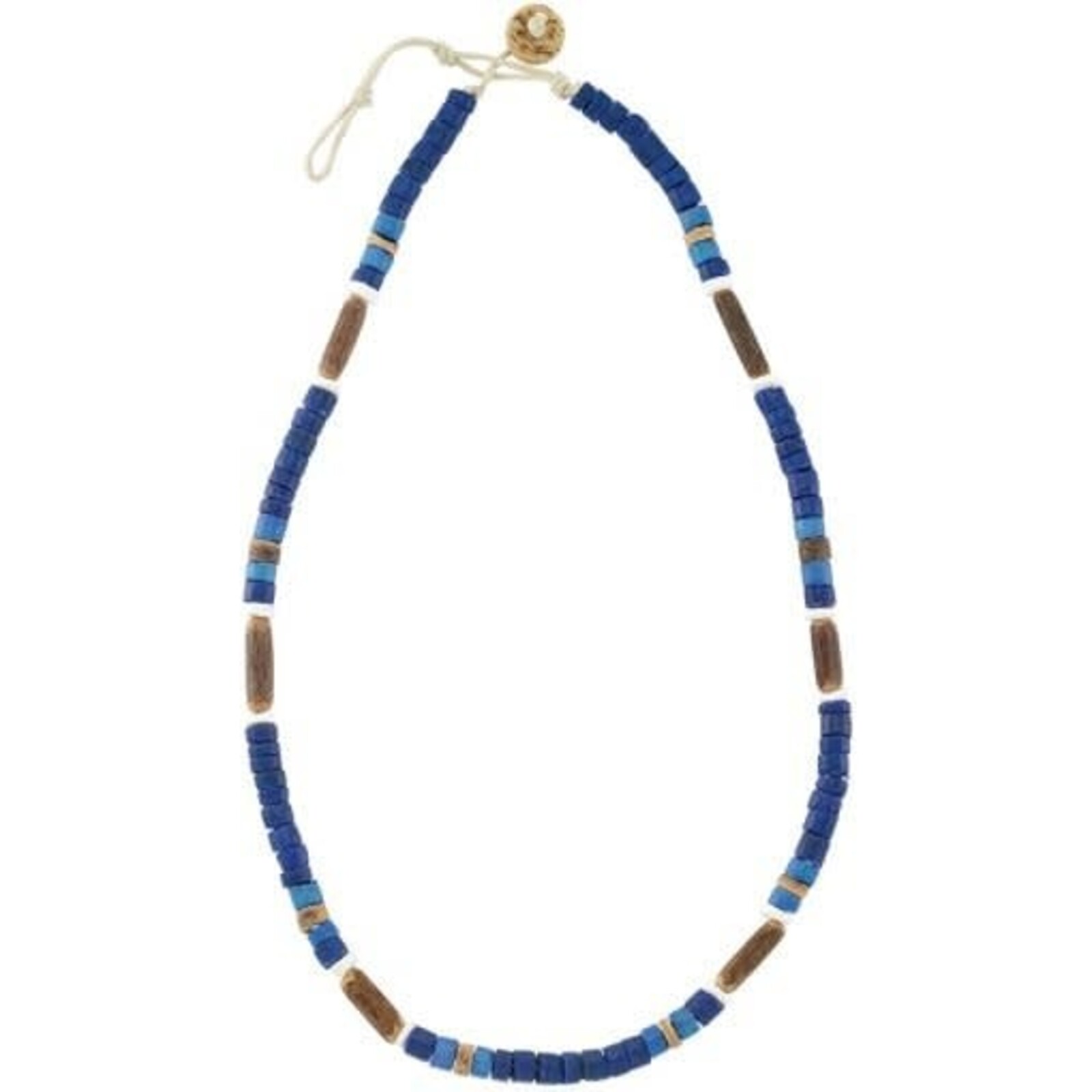VivaLife Blue Coco/Tube/Clam Shell Necklace    0315527 loading=
