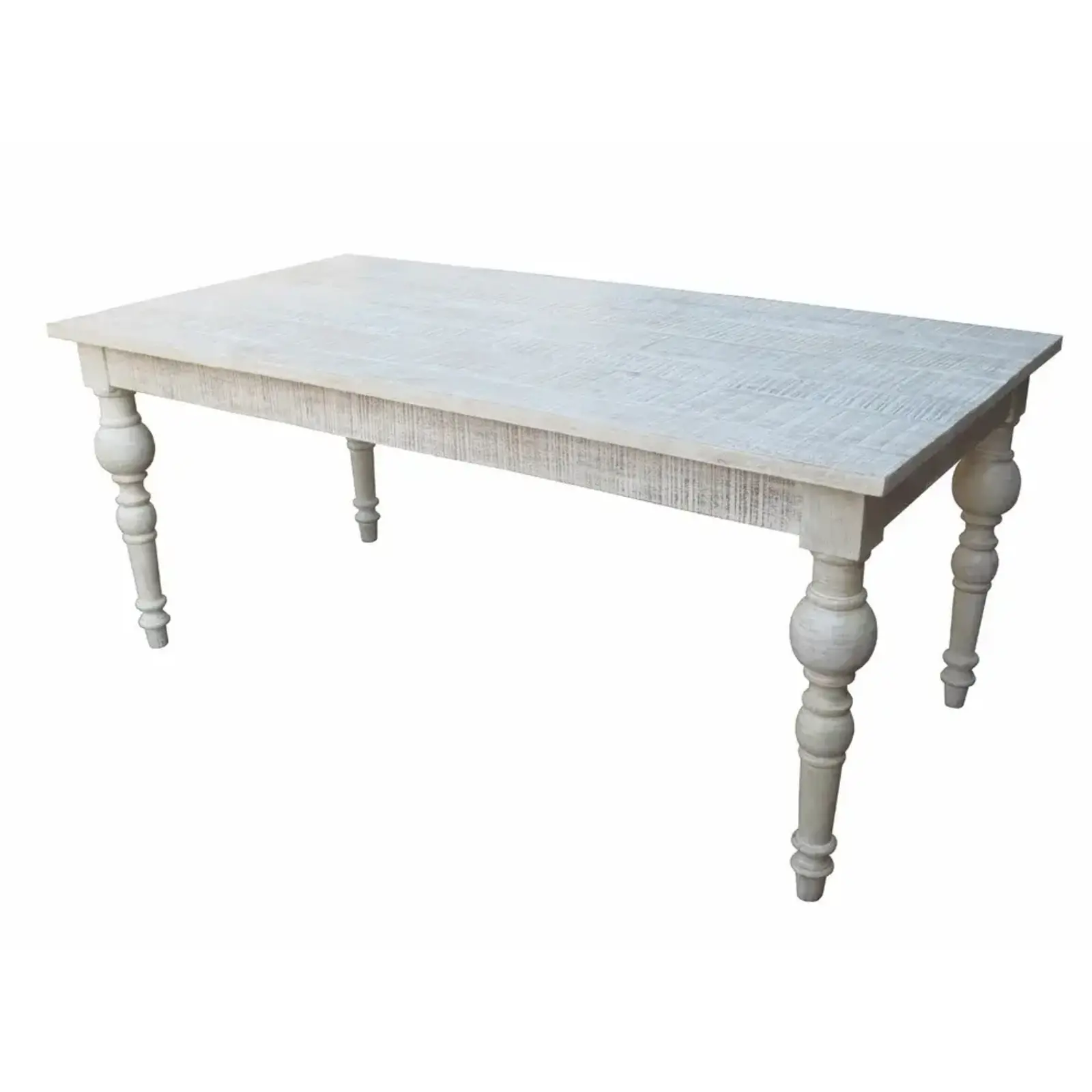 Forty West RECTANGLE TABLE-WASHED WHITE  80003-W loading=