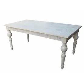 Forty West RECTANGLE TABLE-WASHED WHITE  80003-W