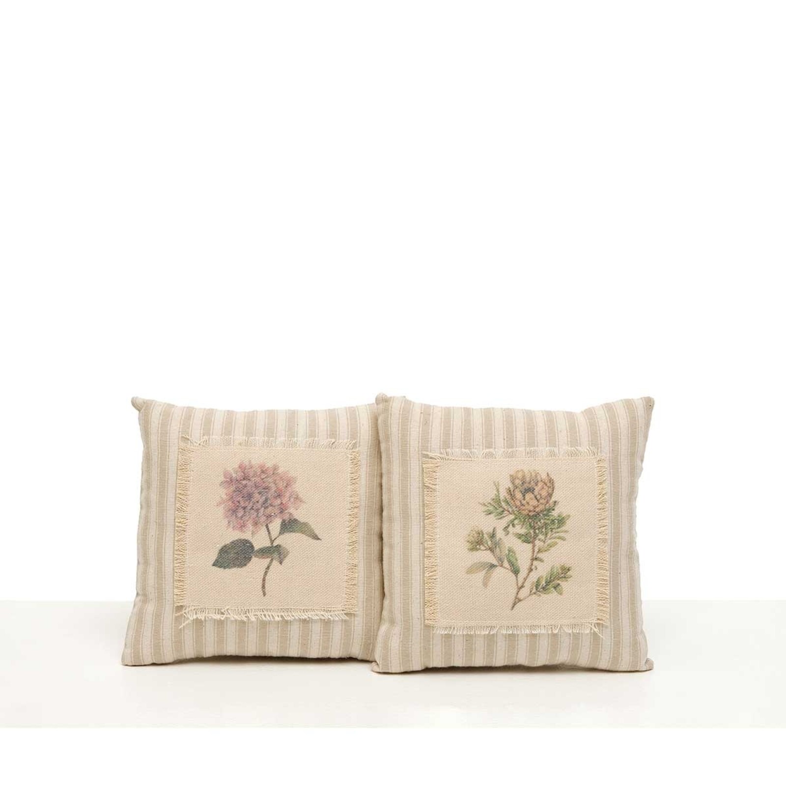 Meravic PILLOW FLOWER  BEIGE/CREAM PLUSH  T5385 loading=