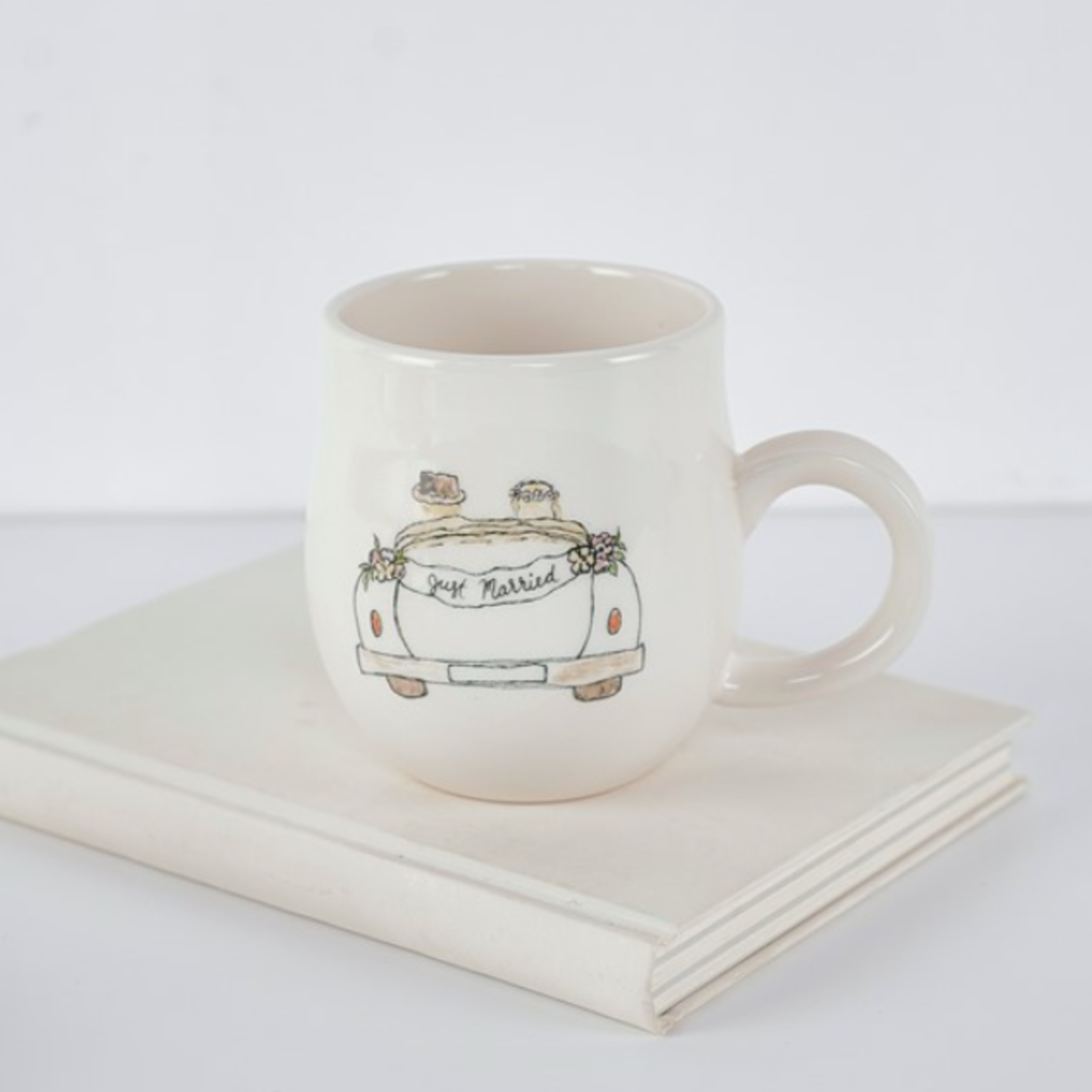 Tawyna North 3x4" Ceramic Mug, Wedding Car  TN2046 loading=