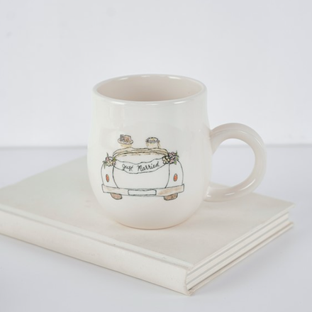 Tawyna North 3x4" Ceramic Mug, Wedding Car  TN2046