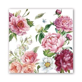 Michel Design Works Blush Peony Cocktail  Napkins     814375