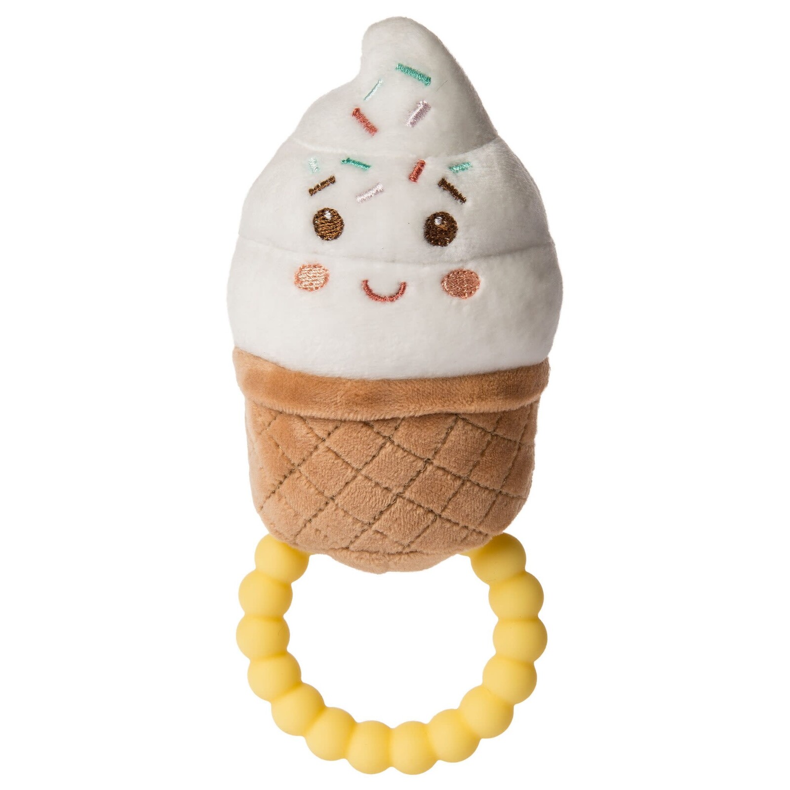 Mary Meyer Sprinkly Ice Cream Teether Rattle  44217 loading=