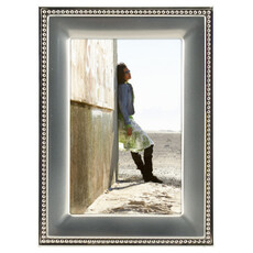 Malden International Beaded Metal Silver 5X7 Frame    5294-57