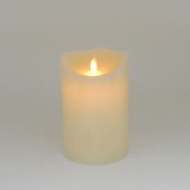Green Pasture 4" X 6" LED Flickering  candle Cream, 6 hours timer  LE04W