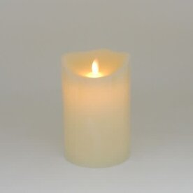 Green Pasture 4" X 8"  LED Flickering  candle Cream, 6 hours timer  LE010W