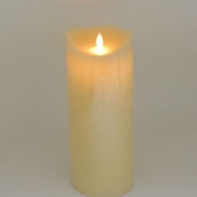 Green Pasture 4" X 10" LED Flickering  candle Cream, 6 hours timer  LE05W