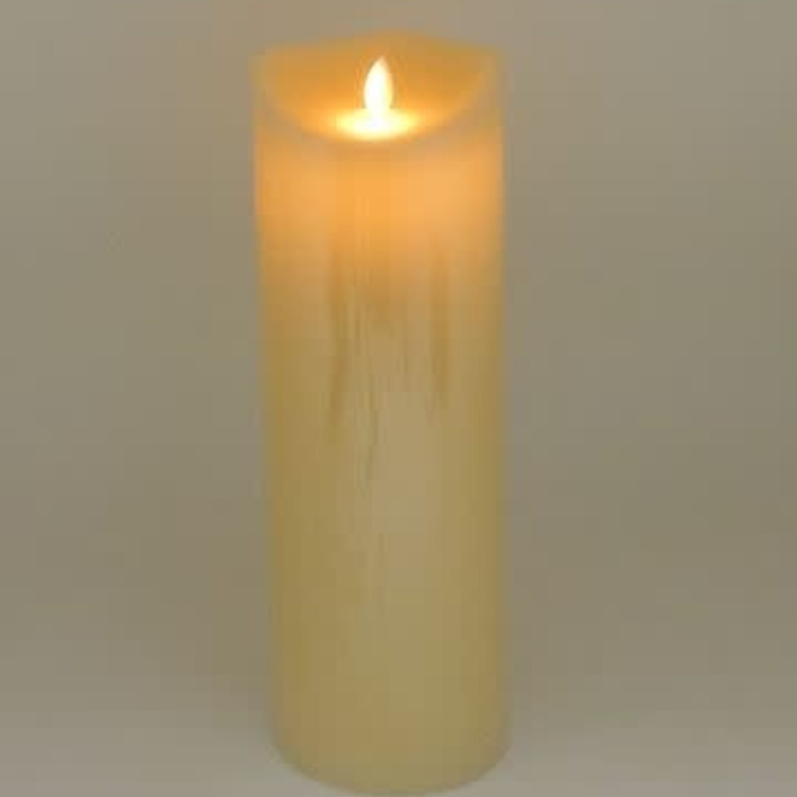 Green Pasture 4" X 12"  LED Flickering  candle Cream, 6 hours timer LE06W loading=