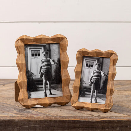 Ragon House WAVY WOOD PHOTO FRAME   4x6     E226361S