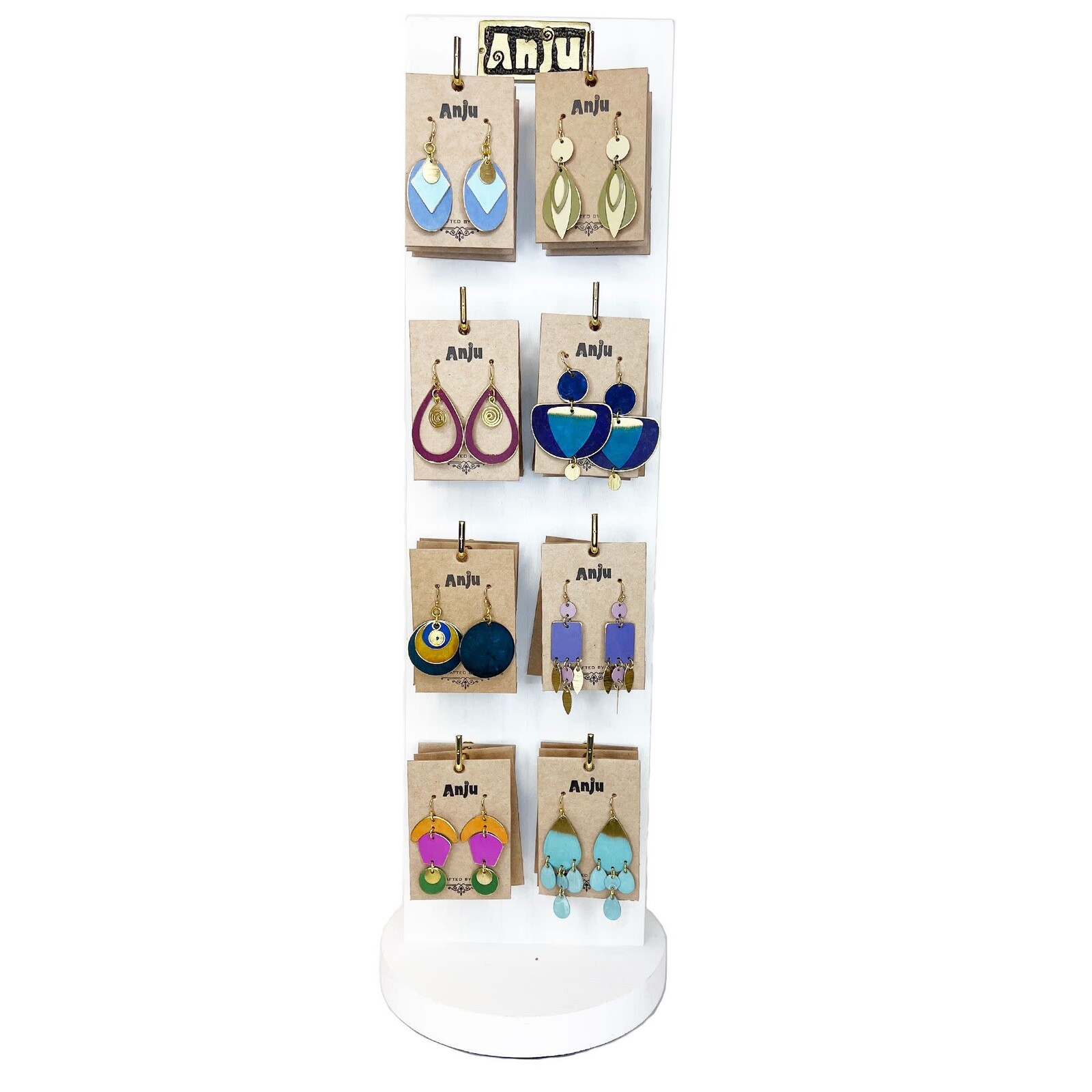 Anju Multicolor Patina Earrings  EP800-48 loading=