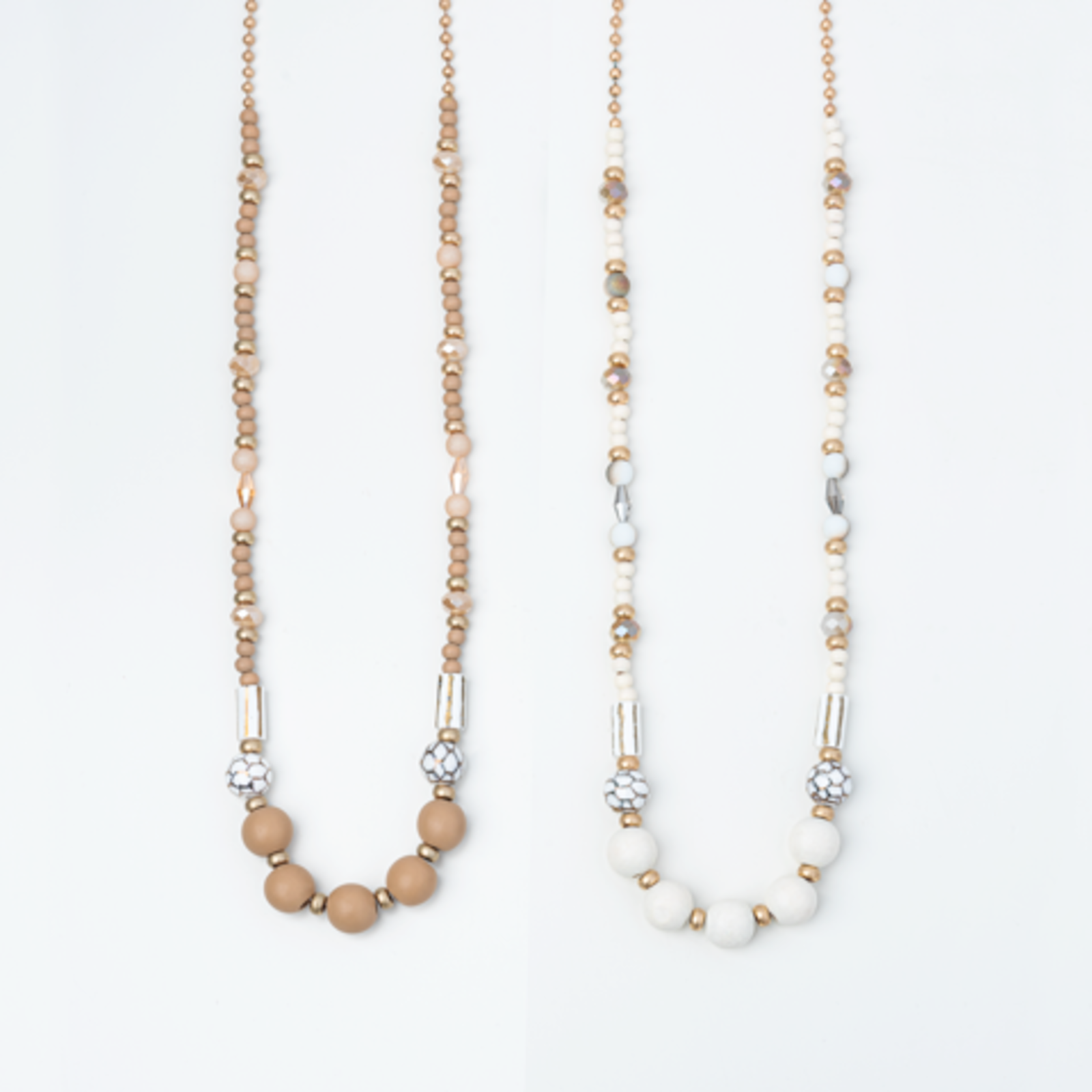Simply Noelle Chunky Beaded Long Necklace  SNECK226 loading=