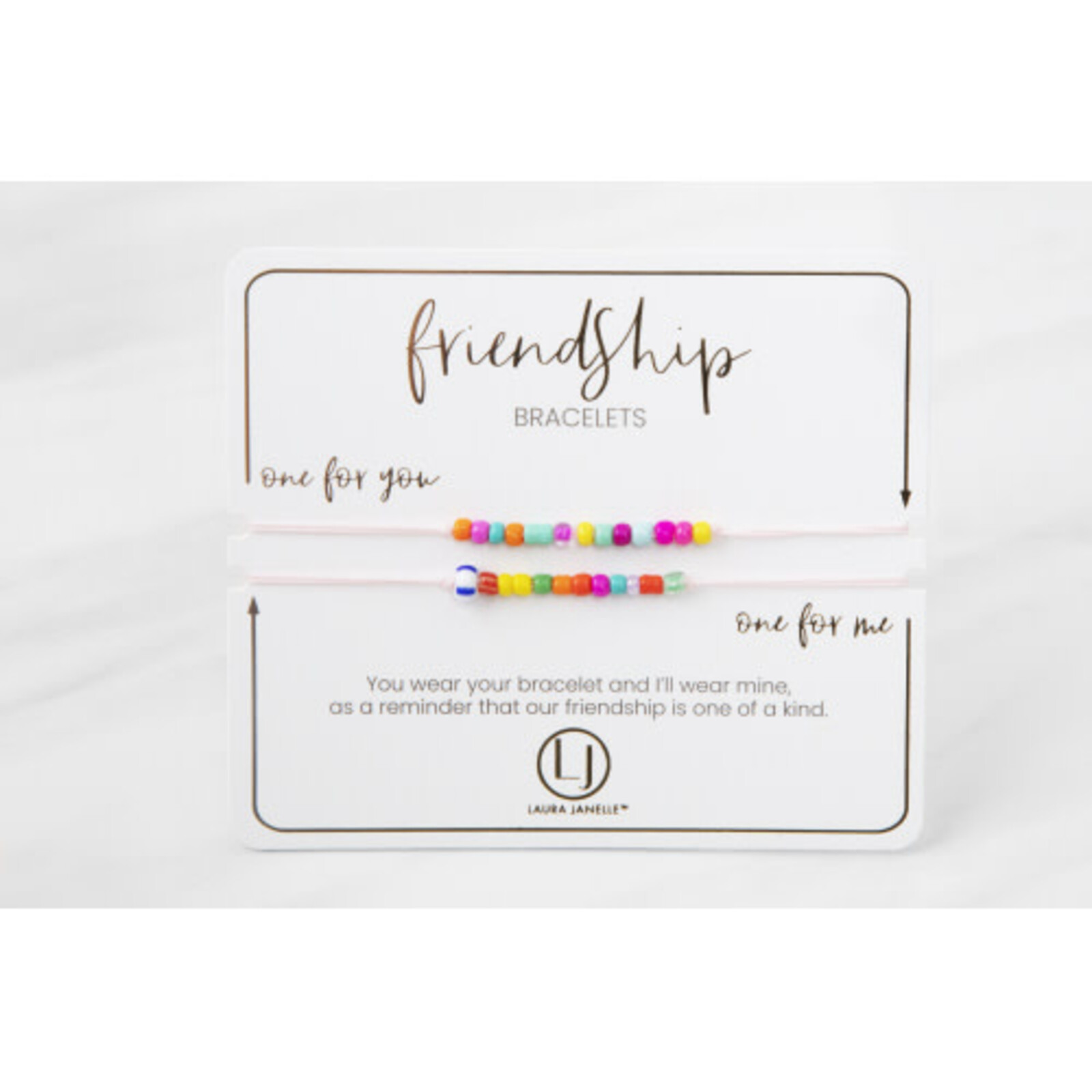 Laura Janelle Friendship Bracelet One for Me One for You  2324 loading=