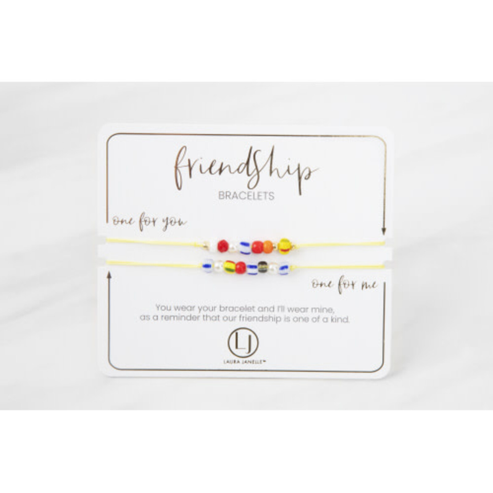 Laura Janelle Friendship Bracelet One for Me One for You  2324 loading=