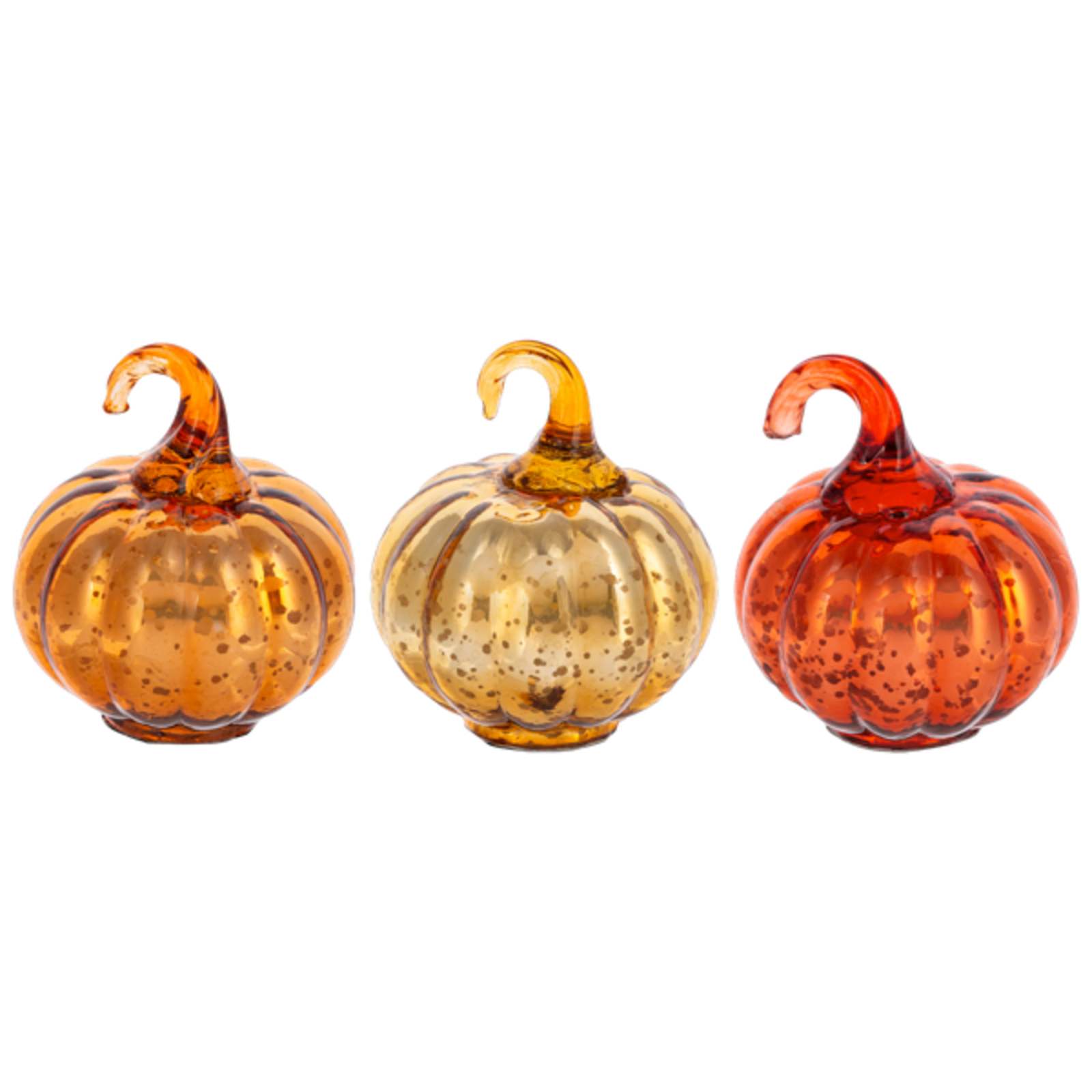 Ganz Antique Mercury Glass Pumpkin   CA182420 loading=